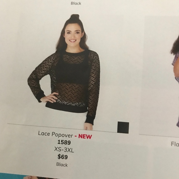 New Ruby Ribbon Lace Popover Medium - Picture 2 of 5